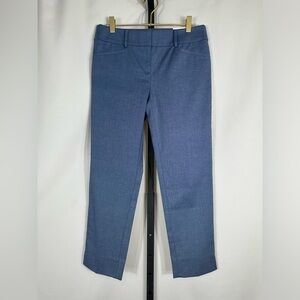 LOFT Blue Cropped Ankle Pants